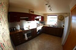 Accommodation kitchen, Orcades Hostel